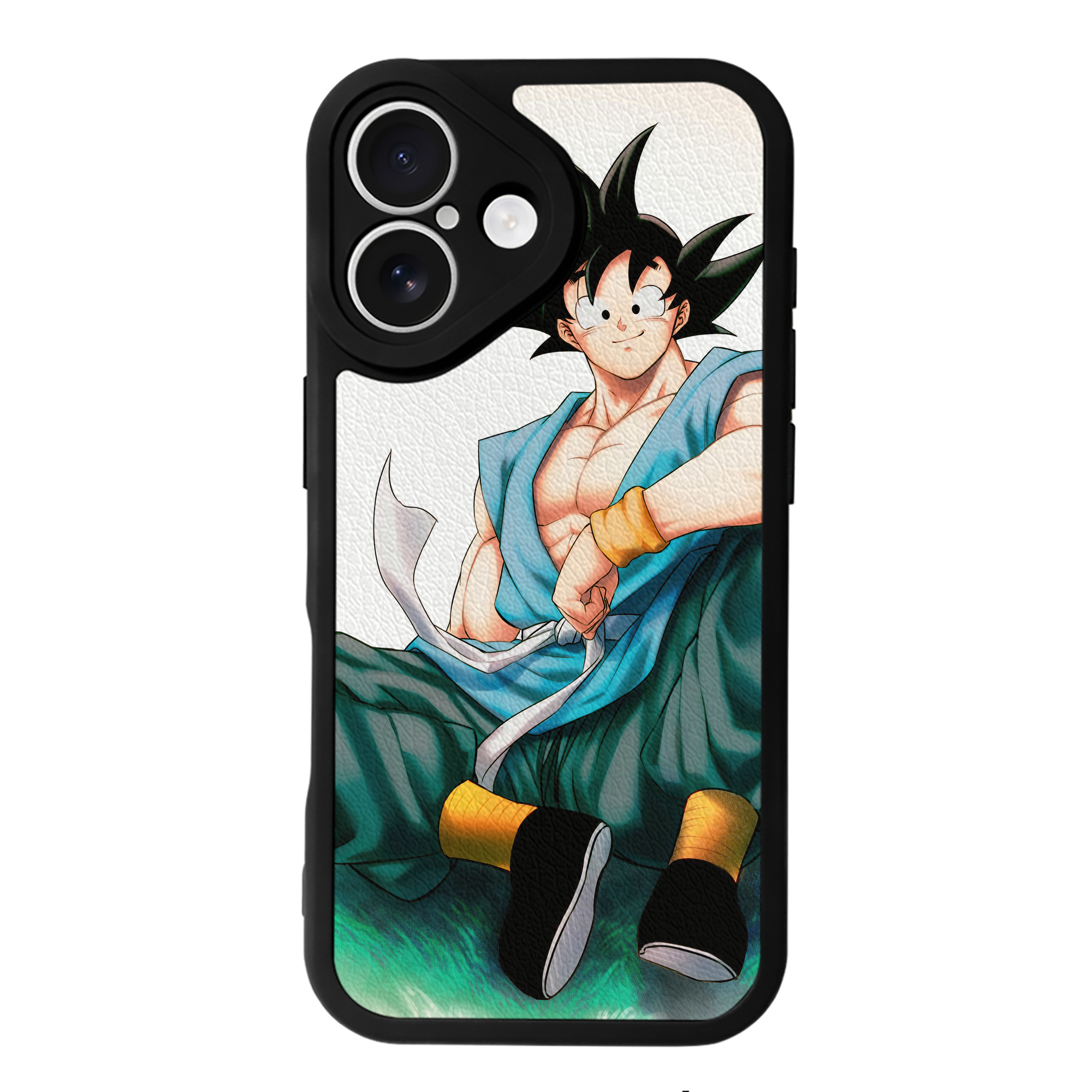 （画像用） ドラゴンボール DRAGON BALL 【iPhone 16シリーズ対応】シリコンスマホケース（レザー調） 材質：シリコン